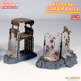FDM terrain bases for post-apocalyptic terrain